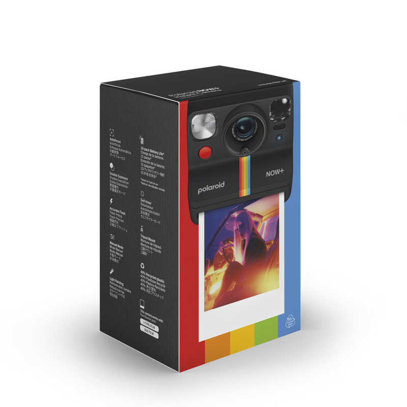 ポラロイド ポラロイド ポラロイドカメラ Polaroid Now＋ Generation2 - Black 9076 Polaroid Now＋ Generation2 - Black 9076