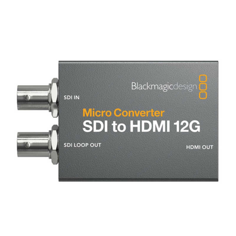 BLACKMAGICDESIGN BLACKMAGICDESIGN MICRO CONVERTER SDI TO HDMI 12G PSU ［コンバーター］ CONVCMICSH12GWPSU CONVCMICSH12GWPSU