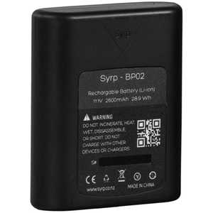 マンフロット BP02バッテリー 2600mAh 11.1V SY0005-0002 ブラック