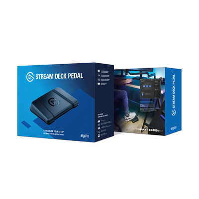 Elgato stream deck pedalフットペダル Stream Deck Elgato Deck Pedal, Controlador de Estúdio, 3 pedais