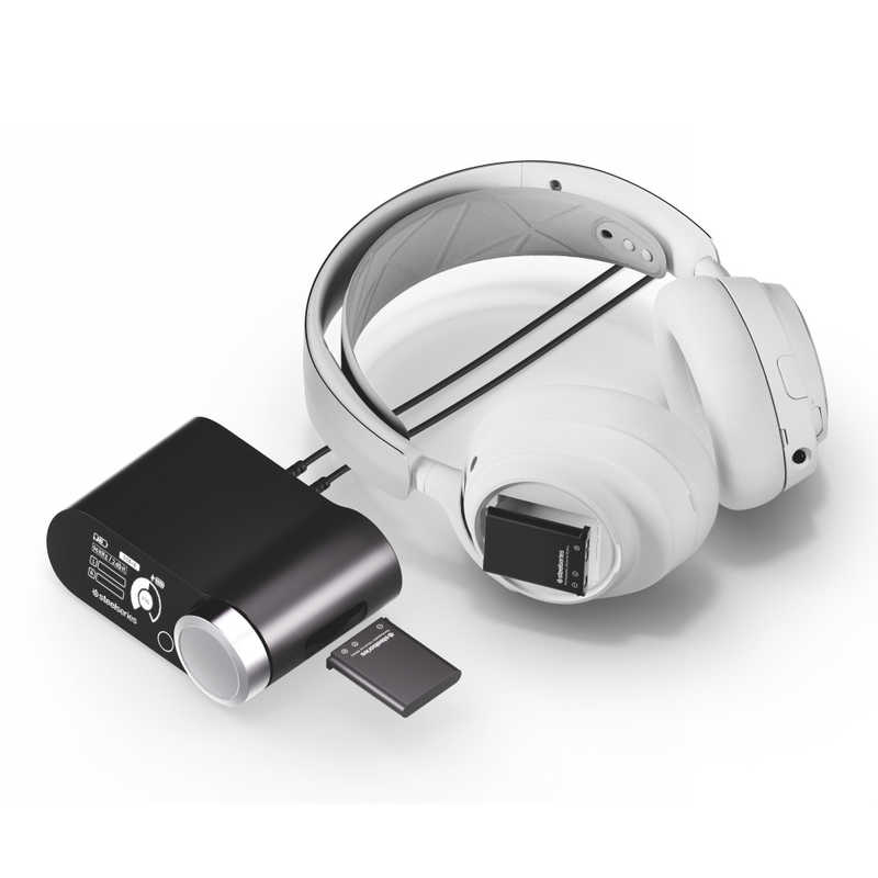 STEELSERIES STEELSERIES Arctis Nova Pro Wireless White ［ワイヤレス(Bluetooth＋USB) /両耳 /ヘッドバンドタイプ］ 61524J 61524J