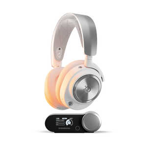 STEELSERIES Arctis Nova Pro Wireless White ［ワイヤレス(Bluetooth＋USB) /両耳 /ヘッドバンドタイプ］ 61524J