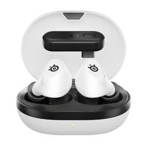 STEELSERIES Arctis GameBuds White [ 磻쥹 ( Bluetooth ) / ξ / ۥ󥿥 ] 61682J