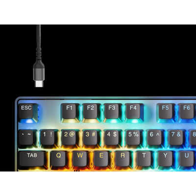 SteelSeries Apex Pro TKL リストレスト付き ラピトリ対応 STEELSERIES ゲーミングキーボード＋リストレスト(ラピッド