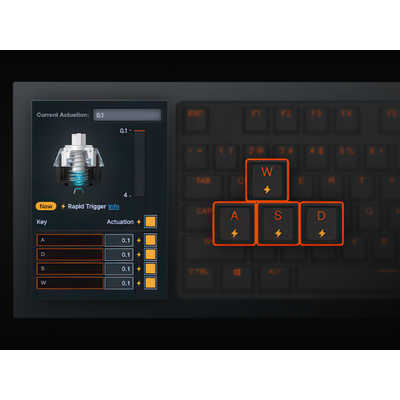 SteelSeries Apex Pro TKL リストレスト付き ラピトリ対応 STEELSERIES ゲーミングキーボード＋リストレスト(ラピッド