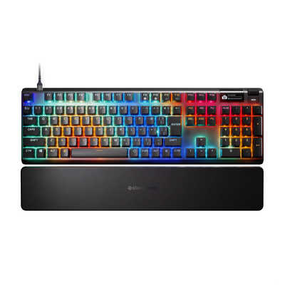 STEELSERIES ゲーミングキーボード＋リストレスト(ラピッド