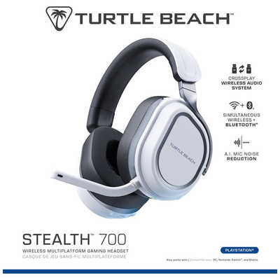 TURTLEBEACH ゲーミングヘッドセット Stealth 700 Gen 3 PS ホワイト