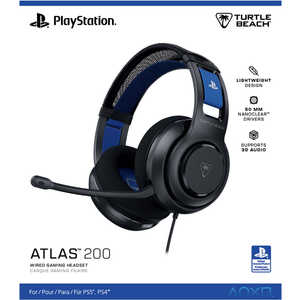 TURTLEBEACH Atlas 200 PS Black RETBS300205