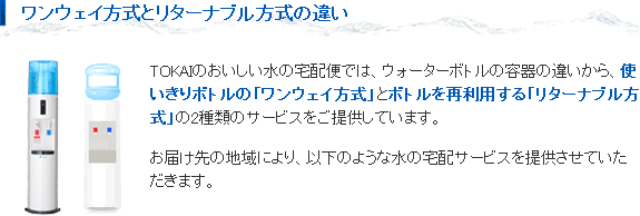 ワンウェイ方式とリターナブル方式の違い