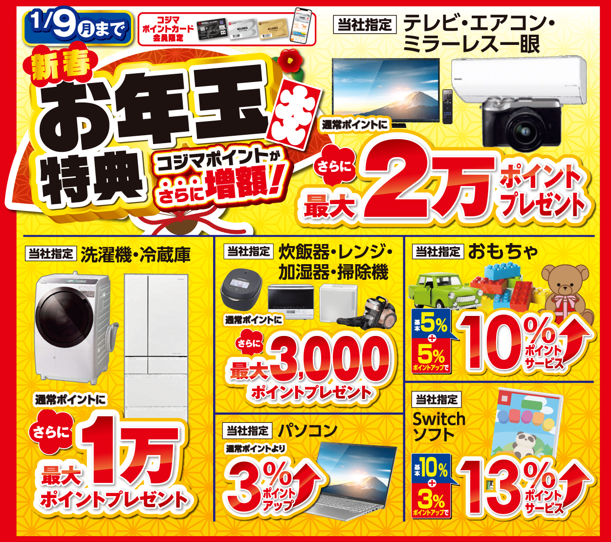 お年玉特典